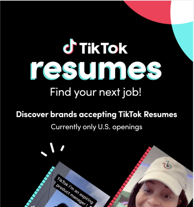 tiktok resumes