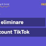 cancellare il profilo TikTok