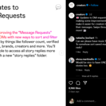messaggi neri Instagram