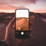 foto belle con lo smartphone